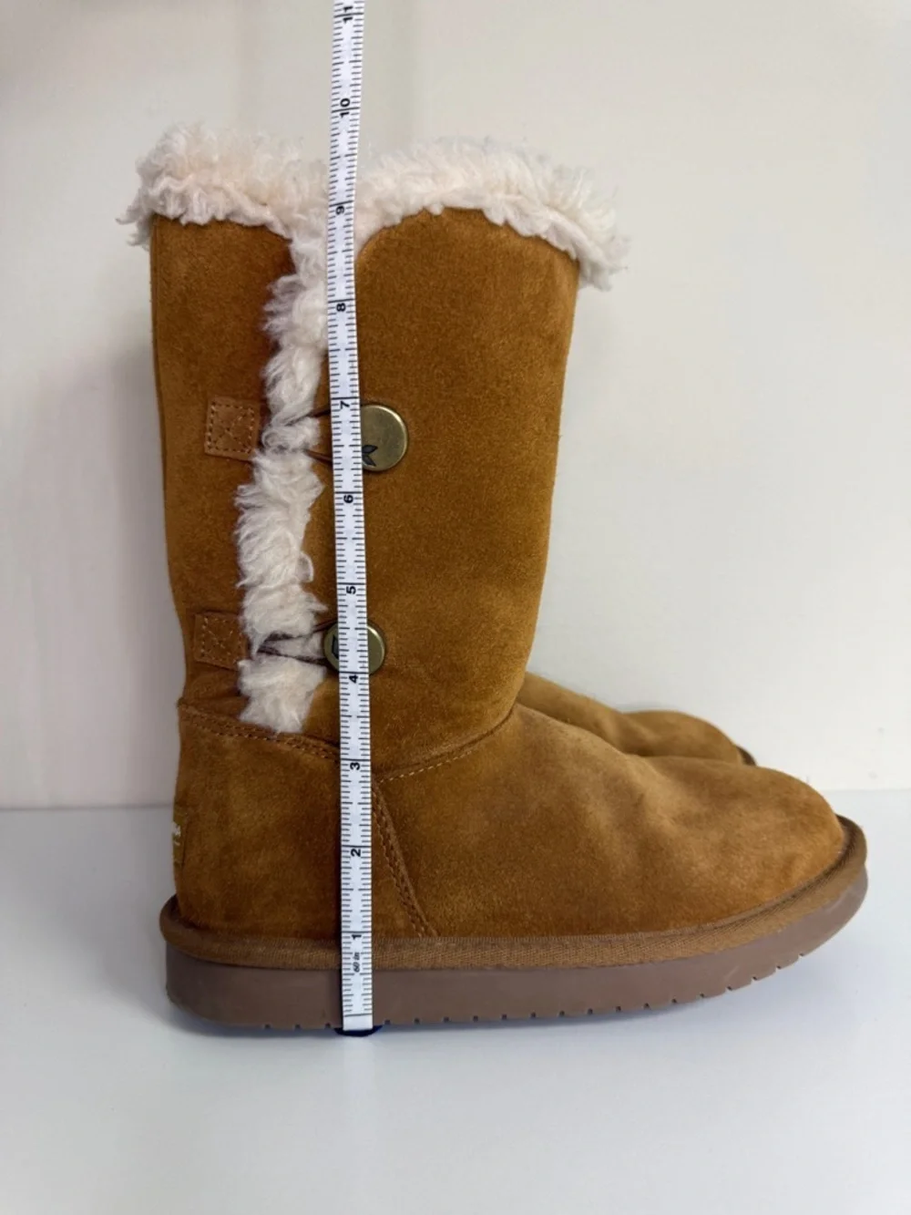 Koolaburra by Ugg: Girls' Kinslei Tall Chestnut Boots, Size 3